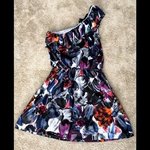 LC Lauren Conrad One Shoulder Dress